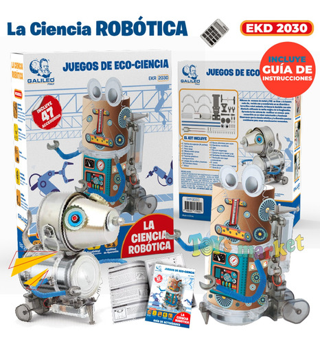 Juego De Ciencia Robótica Laboratorio Armar Robots Galileo