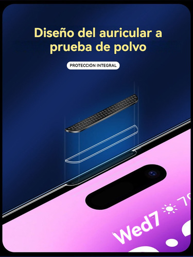 USDILU Mica Cristal Templado Para iPhone 16 Pro 6.3 Pulgadas 1 Pcs Protector Pantalla Hd Fácil Instalación Sin Burbujas Cobertura Total Compatible Con Estuches
