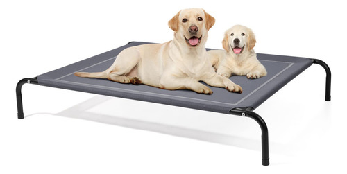 Cama Elevada Resistente Con Malla Para Perros De Tamañ