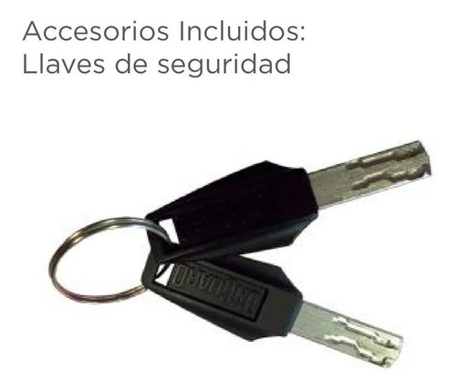 Candado Bicicleta U On Guard Acero 230 X 115mm Neon Soporte