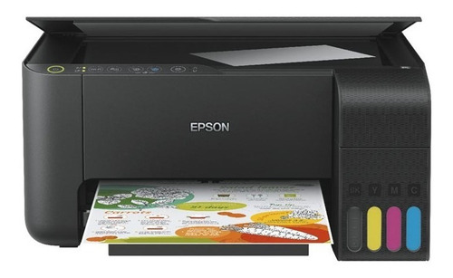 Imagen 7 de 10 de Impresora a color multifunción Epson EcoTank L3150 con wifi negra 220V