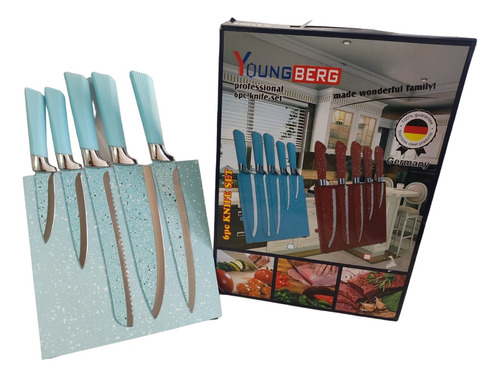 Juego Kit X5 Piezas Profesionales Chef Cocina Cuchillos