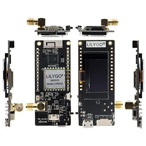 Placa De Desarrollo Lilygo Lora32, 915 Mhz, Esp32, Oled, 0.9