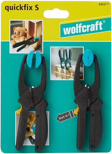 Imagen 6 de 6 de Mini Pinzas Wolfcraft Quickfix S (2u)