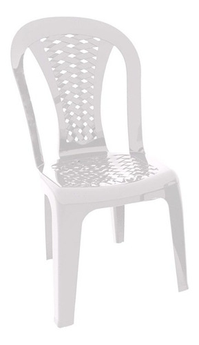 Silla Plástica Milano Blanca