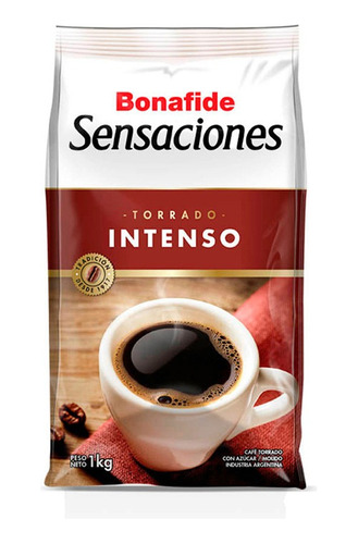 Cafe Bonafide Sensaciones Molido Torrado Intenso 1kg 