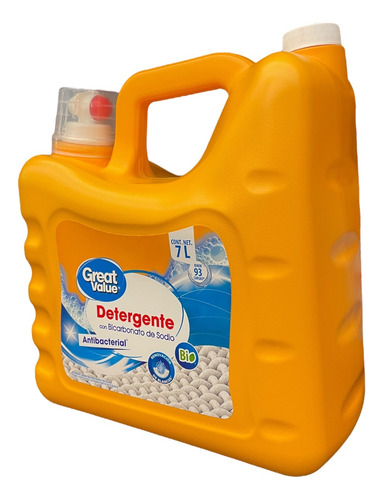 Detergente Líquido Antibacterial Con Bicarbonato G V Bio 7 L
