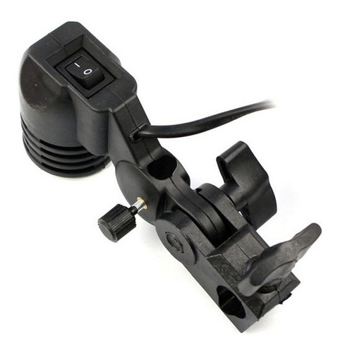 Combo Soporte Socket Para Bombilla + Sombrilla Translucida