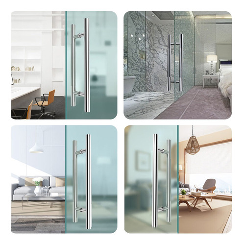 Jaladera Puerta Madera Cristal Jaladera Acero Inoxidable