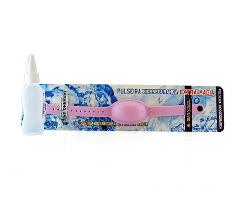 Imagen 3 de 6 de Pulseras Sanitizante Adulto Rosa Bebe Luminares