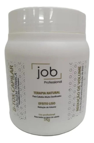 Botox Capilar Job Hair Selagem,termica Redotor De Volume 1kg