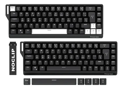 Teclado Magnético Gamer 60% 8000hz Rt0,01 | Switch Huano Preto Português Brasil