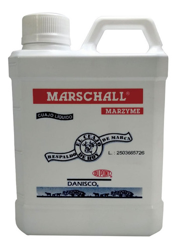 Cuajo Liquido Para Quesos Marschall Marzyme 500 Ml