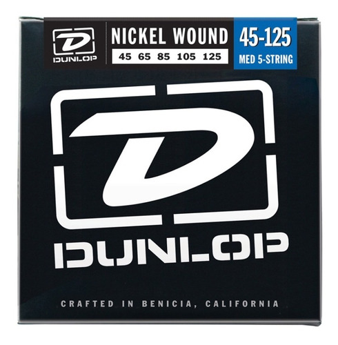 Encordoamento Baixo 4 Cordas 045 Dunlop Nikel Wound Promoção