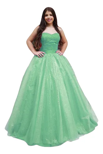 Vestido de 15 deals anos verde agua