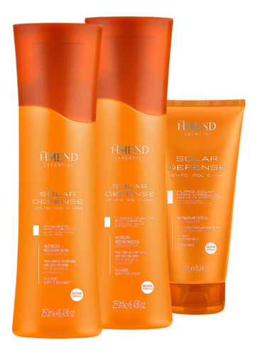 Amend Expertise Solar Defense Shampoo + Cond + Leave-in
