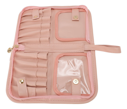 Bolsa Dobrável Para Pincéis De Maquiagem Stand Up Holder Pu