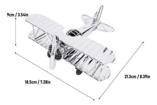 Simulación De Modelo Grande De Ornamento De Avión Vintage
