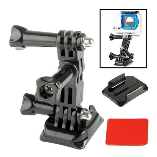 Suporte De Capacete Go Pro Ajustável Gopro Hero 7 6 5 4 3 3+