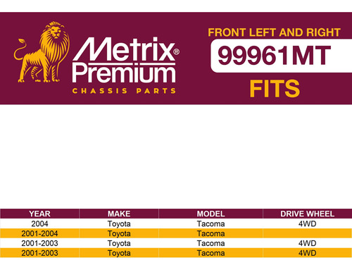 Metrix Premium Barra Estabilizadora Delantera Izquierda Para