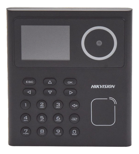 Terminal Facial Hikvision Control De Acceso Asistencia Tarj Color Negro