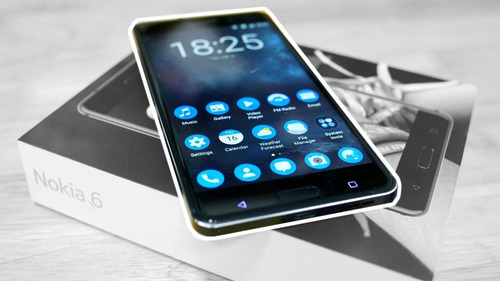 Nokia N6 Dual Sim Plata Desbloqueado- Nok-n6sv-ds