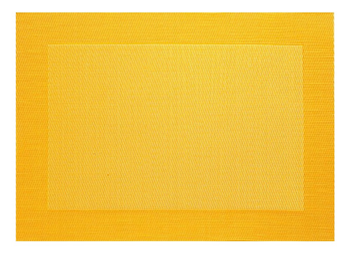 Individual Plástico Color Amarillo