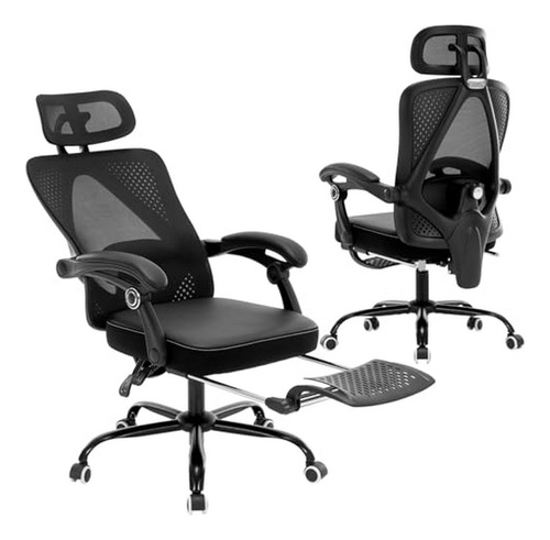 Silla De Oficina Ergonómica, Silla De Escritorio Reclinable 