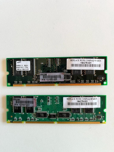 Memoria Samsung Sdram 128 Mb Pc 1300