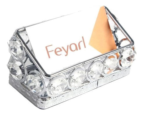 Feyarl Crystal Tarjeta De Presentación Titular Bling Tarjeta