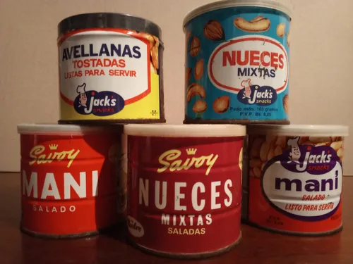 Latas Antiguas Jacks Y Savoy (Usado)