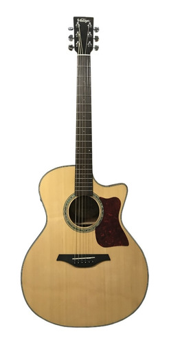 Guitarra Electroacústica Vintage Vga900n Natural