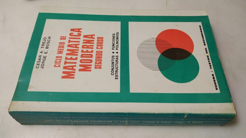 Ciclo Medio De Matemática Moderna Trejo Bosch Eudeba 1969