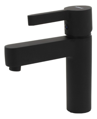 Monomando Lavabo U Ovalin Baño Acero 304 Corto Negro Mate