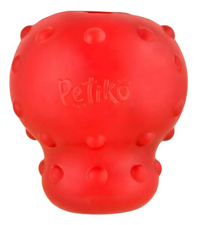 Brinquedo Dispensador P Cachorro Mordedor Porta Petisco Pet Vermelho