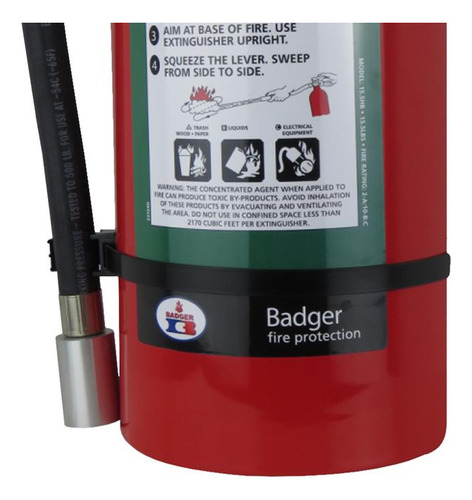 Extinguidor De Halotron Casas, Mxfit-003, 7.05kg, Clase A,b