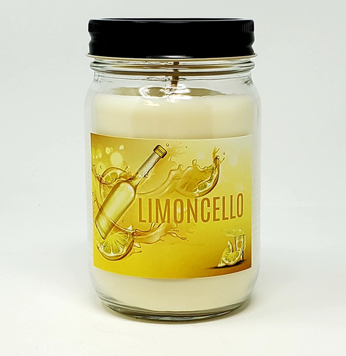 Limoncello Candle  All Natural Premium Soy And Coconut ...