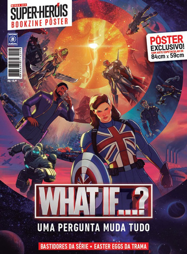 Superpôster Mundo dos Super-Heróis - What If...?, de a Europa. Editora Europa Ltda., capa mole em português, 2021