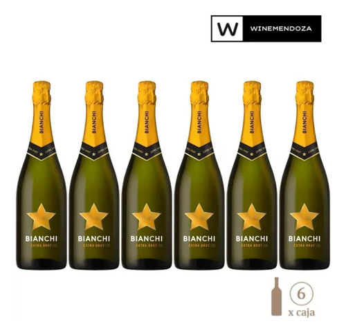 Espumante Bianchi Estrella Extra Brut (6 Botellas X 750cc)