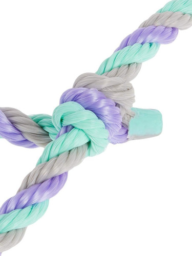 Weaver Leather Livestock Cattle Rope Halter Gray/lavender/mi