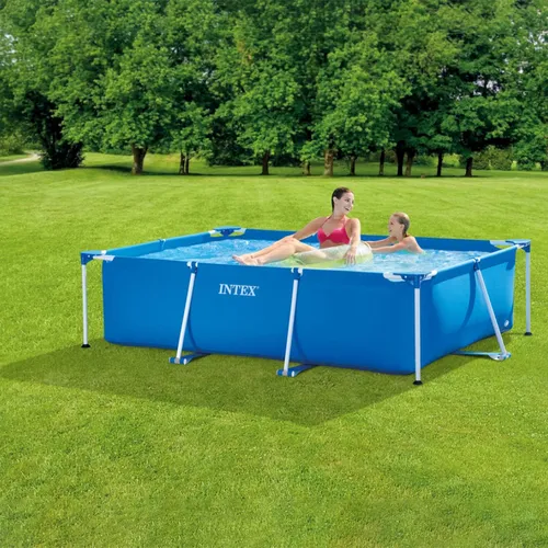 Pileta Lona Estructural Rectangular Intex 220x150x60 Cm