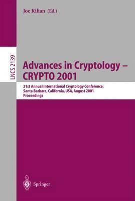 Libro Advances In Cryptology - Crypto 2001 - Joe Kilian