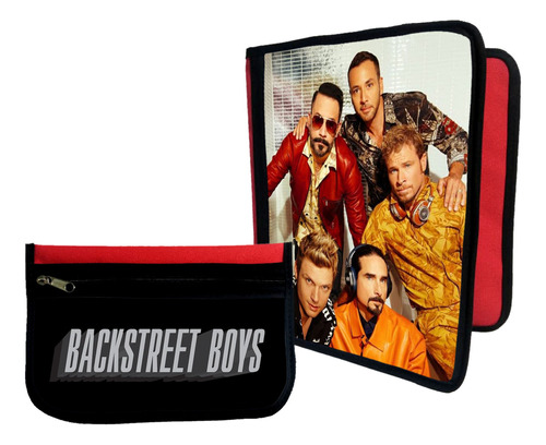 Combo Carpeta + Cartuchera Backstreet Boys #120