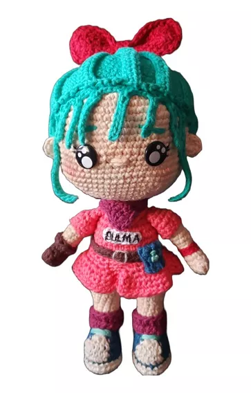 Amigurumi Muñeca Bulma Dragon Ball