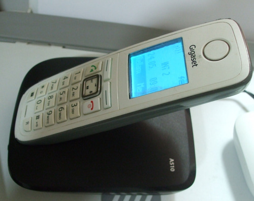 Teléfono Inalámbrico Gigaset A510 Funcionando Al 100 Blanco (Usado)