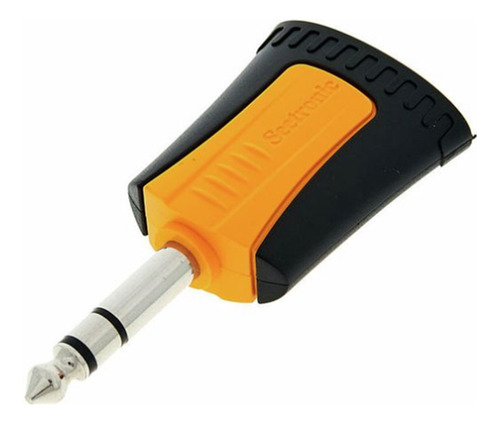Seetronic Conector 2jack Rca A Plug 1/4 St Set 4 Piezas Amarillo Con Negro