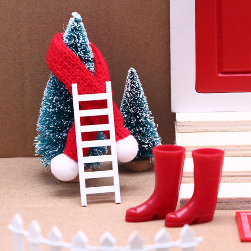 Decoraciones Navideñas Para Casas De Muñecas, Juguetes Simul