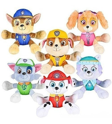 Juego De 6 Juguetes De Peluche De 6 Personajes