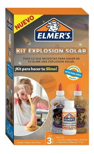 Kit Elmer´s Explosion Solar 2pegamentos Glitter 1 Activador