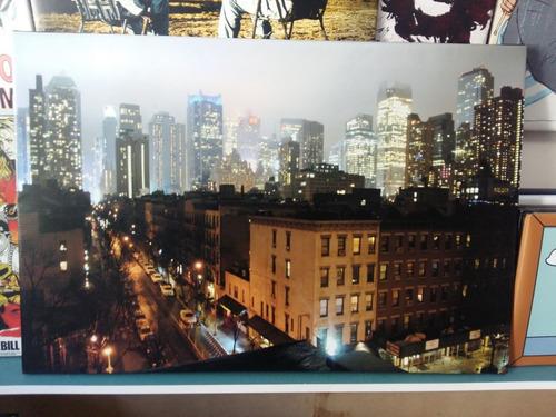 Vinilo Decorativo 20x30cm Edificios New York Vista